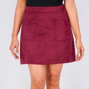 old navy faux suede mini skirt 6